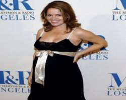 At the time, she was pregnant with her first child her character in the TV show 